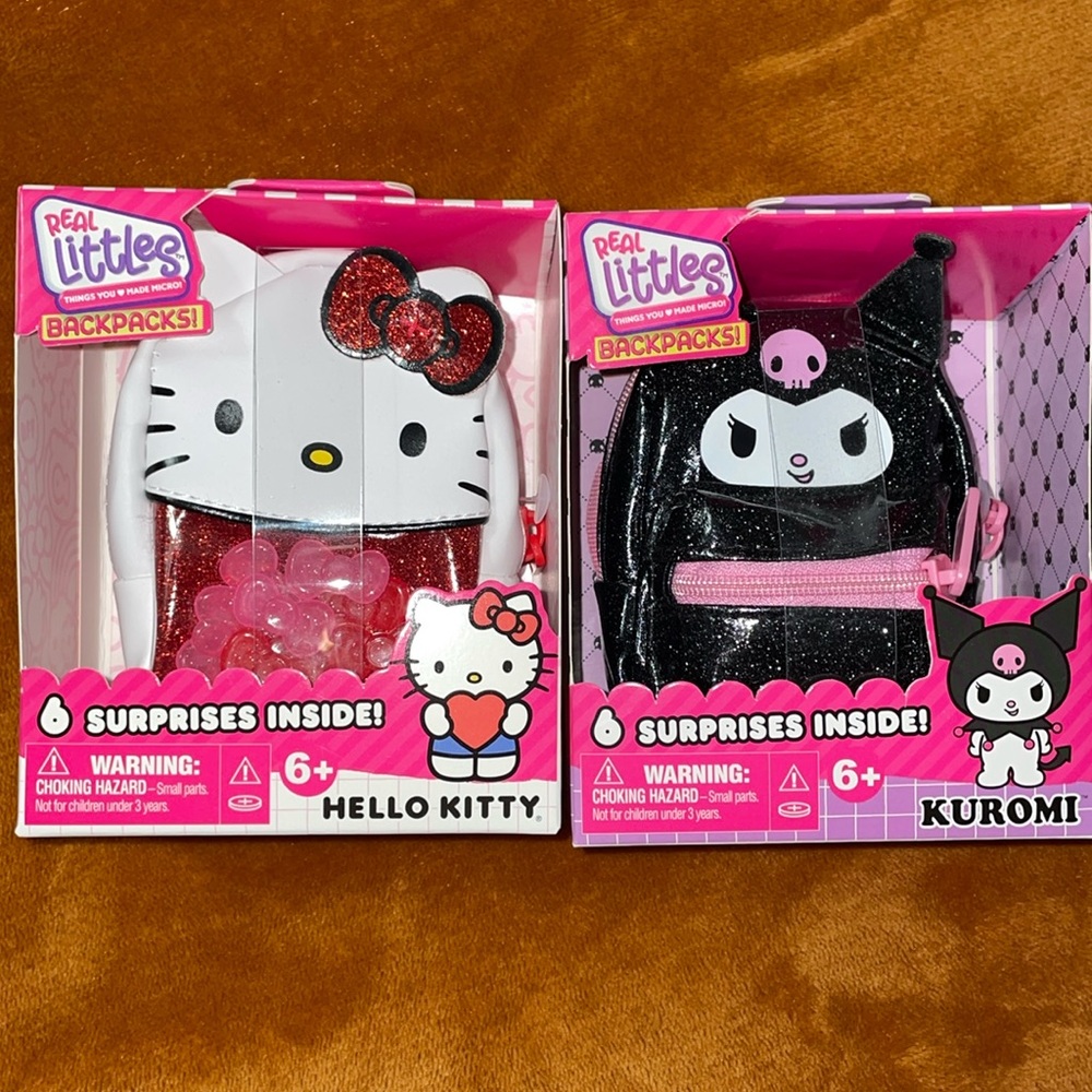 24HR DROP⬇️ Hello Kitty & Kuromi Micro Bag & surprises Real Littles backpacks